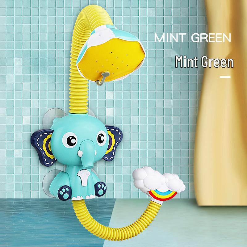 Электрическая игрушка-брызгалка в виде желтого утенка для купания малыша