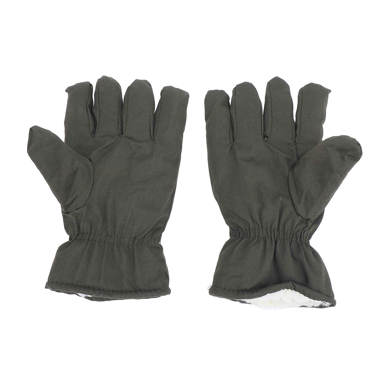 

Теплые перчатки для мужчин и женщин, 5 пальцев, для улицы, для холодного хранения, устойчивые к погодным условиям, с подкладкой из берберского флиса, утолщенные