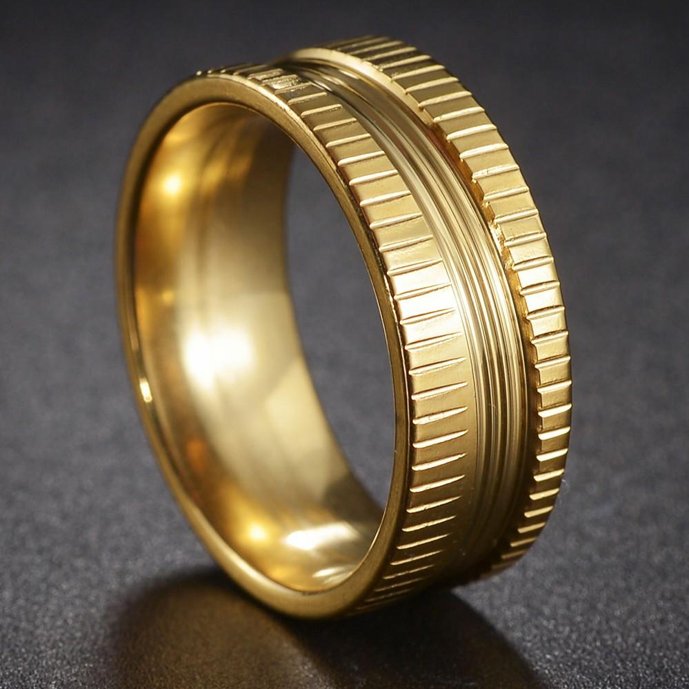Fede in Tungsteno Nero Anelli Punk Trama d'Acciaio per Uomo Donna Scanalatura Fibra di Carbonio Anello alla Moda