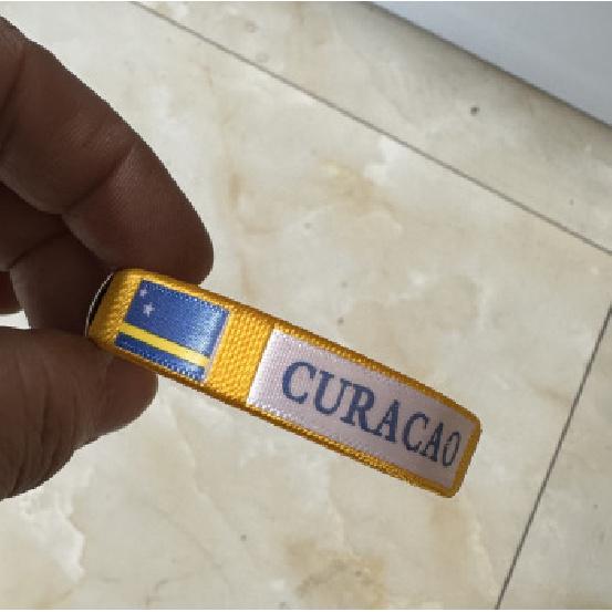 2026 World Cup Flag Bracelet Spain Sports Wristband Embroidered Bracelet Fan Supplies