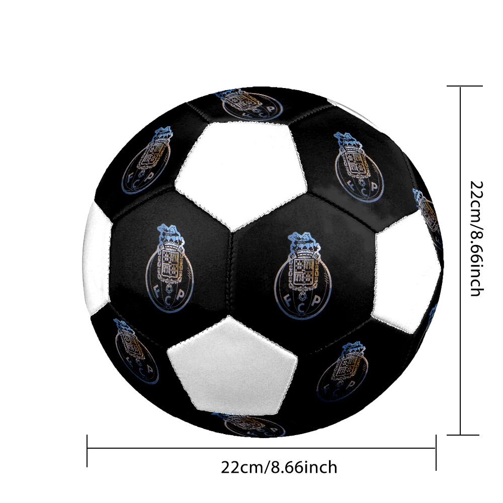 1PC FCP Size 5 Soccer Ball PrahaIndoor Soccer Ball Colorful All Ages Machine Stitched PVC Competition Ready Durable High-Bounce