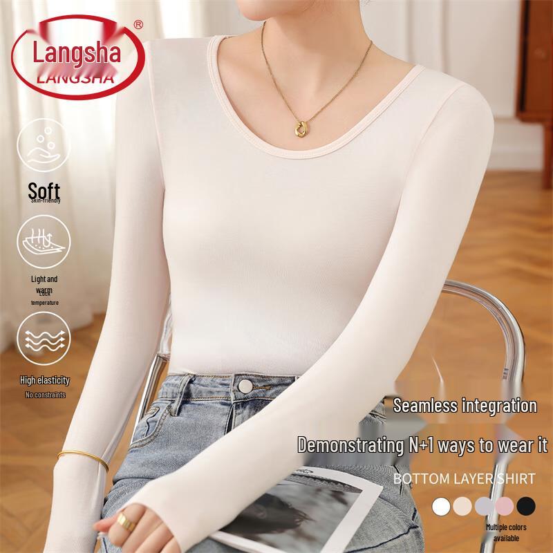 Женская ультратонкая термобазовая рубашка LANSWE One Size