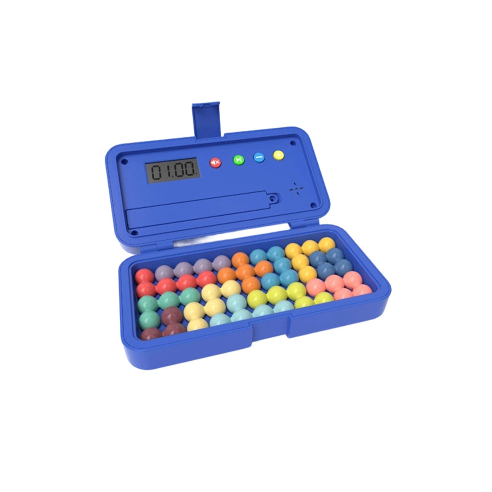 

Logical Thinking Toys, Puzzle Beads, Puzzle Pyramids, Platters, Big Challenges, Enlightenment, Brain Burning Board Game синий