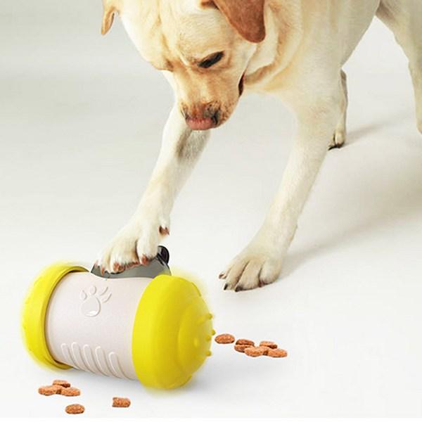 Dingdong Pet Pet Swing Roly Poly Snack Ball 146 x 77 x 109 mm, gelb, 1 Stück