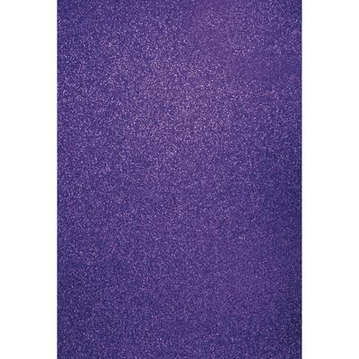 A4 Glitter Cardstock Plum