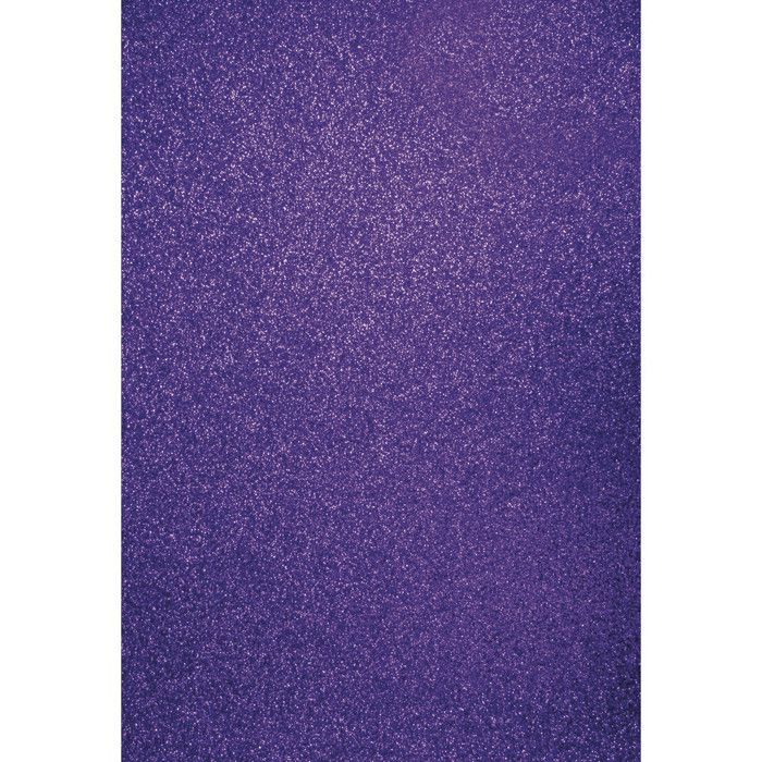 Papier cartonné pailleté A4 Prune