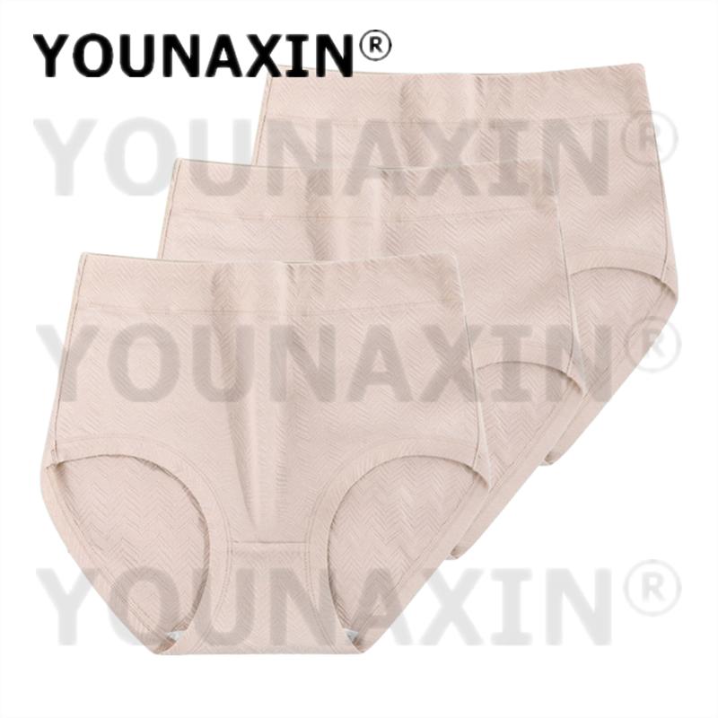 3 stykker truser i stor størrelse dameundertøy Høy midje undertøy bomull underbukser jenter store truser underbukser XL 2XL 3XL 4XL 5XL 6XL