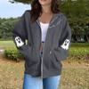 Women's Fashion Casual Long Sleeve Solid Color Hooded Sweatshirt Tops