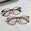 Female's Round Shape Clear Lens Myopia Spectacles Transparent Near Sight Frames Eyeglasses Eye Spectacles Unisex Anti-blue Ray Diopter Myopia