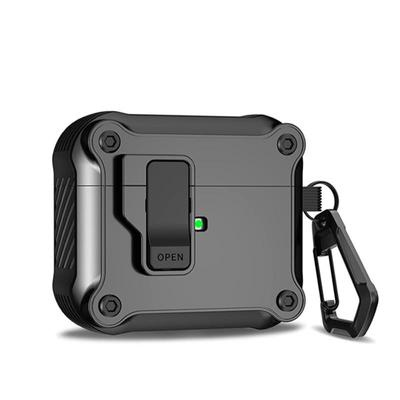 Automatische schalter Sperre Drahtlose Kopfhörer Fall Für Airpods Pro 2022 Rüstung Stoßfest Kopfhörer Lade Box Abdeckung Für Airpods 2 3