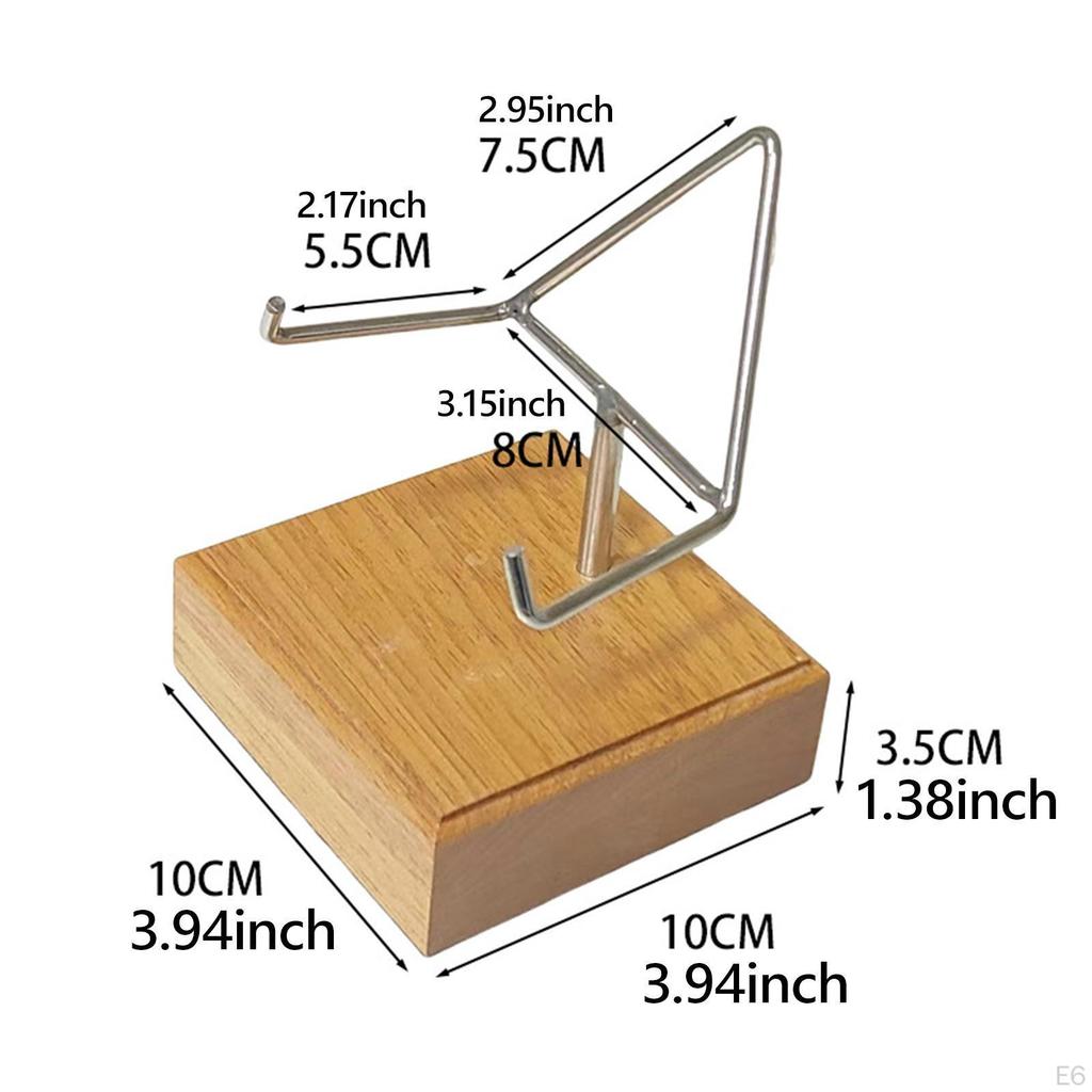 Metall ARM DISKATION CALE Mineralhållare Stenutställningsställ för Achaf Fossiler