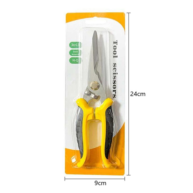 1Pc Stainless Steel Electrician Scissors Multifunction Hand Tool For Cutting Wire Groove And Thin Steel Plate