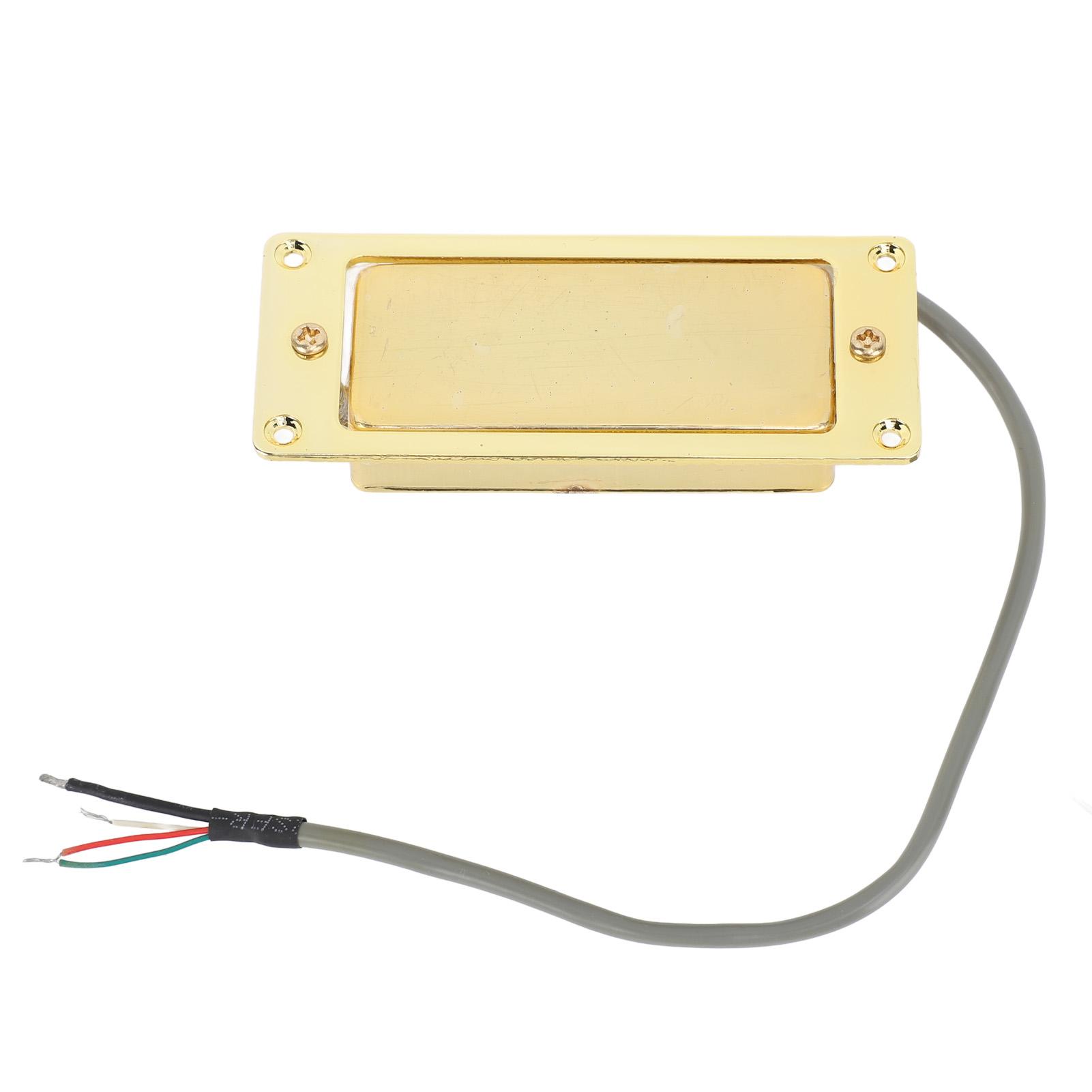 

Electric Guitar Pickup Mini 7.2k Resistance Double Coil Guitar Bridge Pickup for Practice