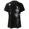 European sizes Dandelion & Butterfly Print T-Shirt, Casual Crew Neck Short Sleeve Top For Spring & Summer, Women's Clothing