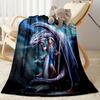 Gothic Style Blanket Soft & Cozy Perfect for Bed Office Chair Seaside for All Seasons Digital Print Best Holiday Gift for Friends Family