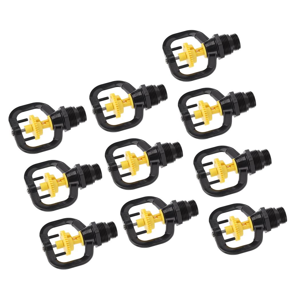 10PCS Refraction Micro Nozzle Butterfly Rotating Sprinkler Garden Irrigation Rotating Misting
