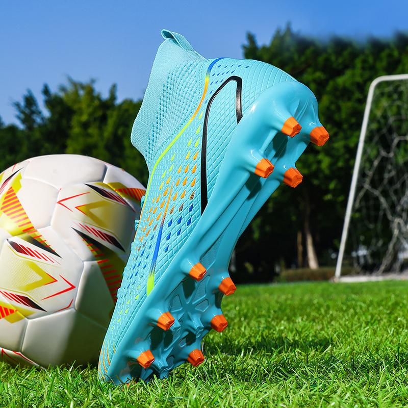 Soccer Shoes FG/TF Man Outdoor Training Football Boots Woman Sneakers Ultralight Non-Slip Sport Turf Soccer Cleats Large Size