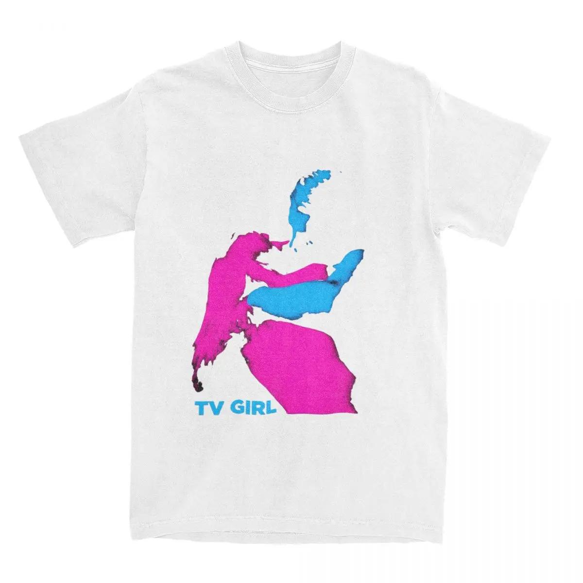 Мужские Женские Футболки с Альбомом TV Girl Who Really Cares Мерч Досуг Футболка Топ Футболка Одежда Лето XXXXXL белый