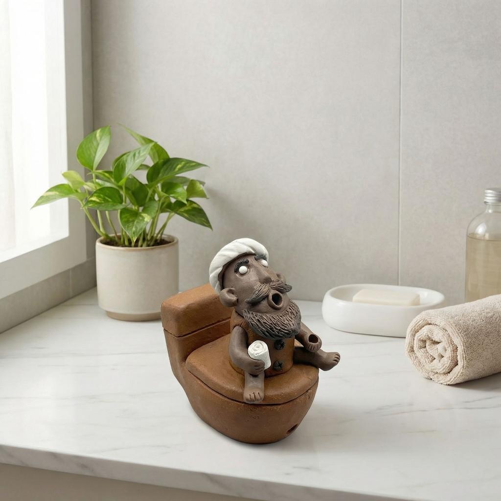 Toilet-shaped Resin Incense Burner, Fun Toilet And Bathtub Ornaments, Unique Artistic Aromatherapy Burner, Ashtrays And Desktop Gifts.