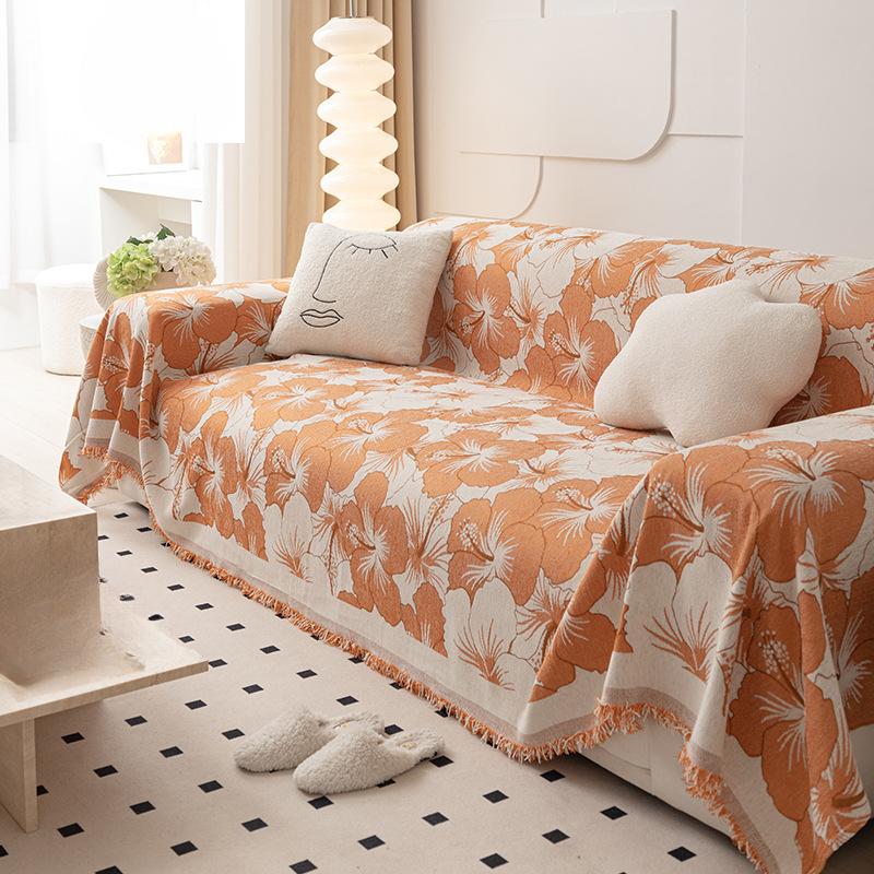 Chenille Four Seasons Universal Sofa Cushion Sofa Cover Nordic Simple Modern Nap Blanket Cover Towel All-Inclusive Universal Cover