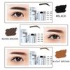 Jaysuing Eyebrow Stamp Set - Portable Eyebrow Powder for Hairline and Eyebrow Shading