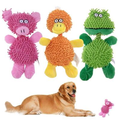 Animal Pet Doy Pet Toys Chew Squeaker Sound Toy for Dog Cats Playing Interactive Pig Duck Toy 1 Pc