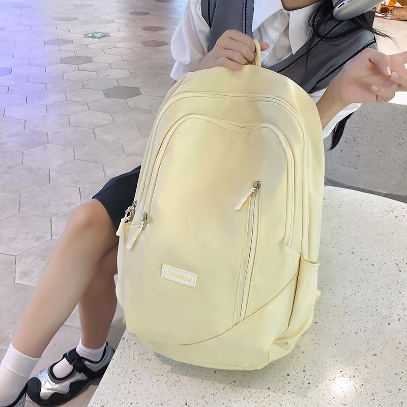 Middle School Student Bag Large Capacity Dame Ryggsekk Junior High School Student Ryggsekk Dame