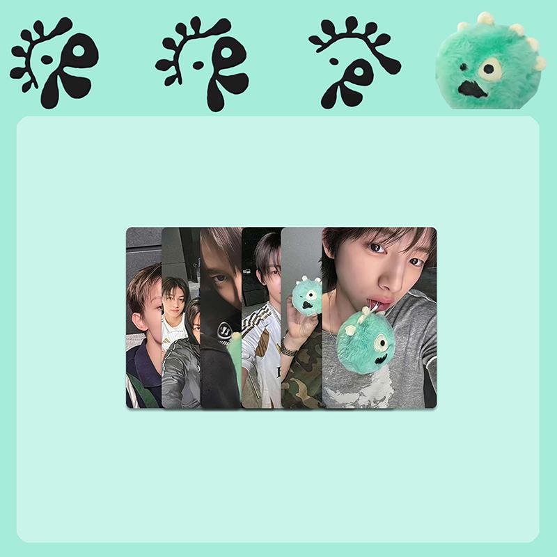 6Pcs/Set Double Sides Printing Bright Film Lomo Card Keonho Juhoon Seonghyeon Martin Printd Photocards Fans Gift Collection