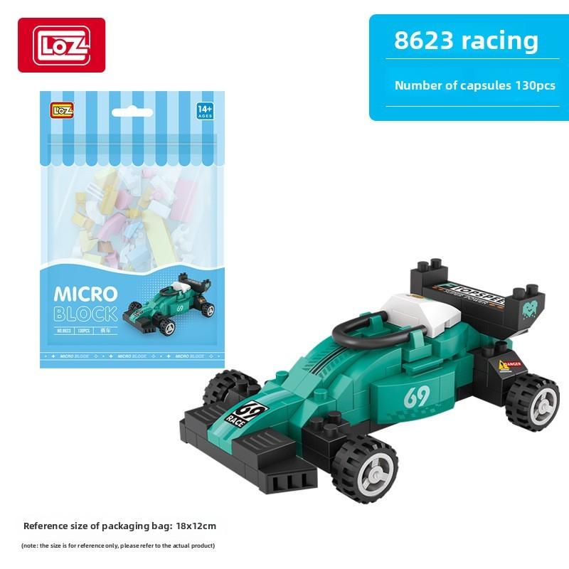 Tank Plastic Airplane Micro Construction Blocks For Kids Creative Play Learning