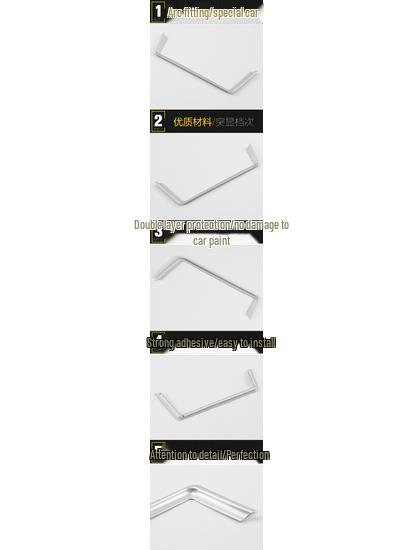 Passenger Storage Trim Sticker for 2016 RAV4 Console
