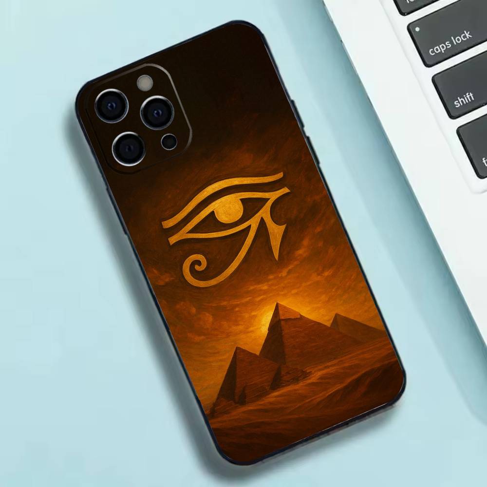 Egyptian Eye Of Horus Phone Case Silicone Soft For IPhone 17 16 15 14 13 12 11 X XR Plus Pro Max Plus