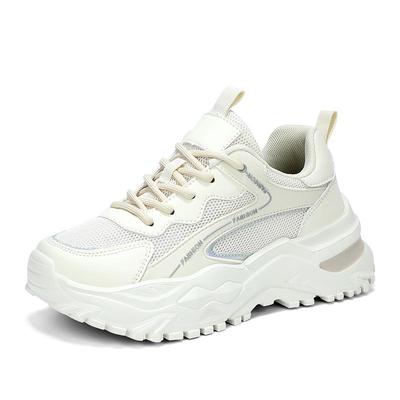 Women's  Platform Shoes Female Thick Soled Raised Casual  Versatile Sneakers
