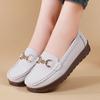 Women Moccasins Leather Shoes Driving Comfort Flats Casual Loafers Walking Maternity Shoes for Girl