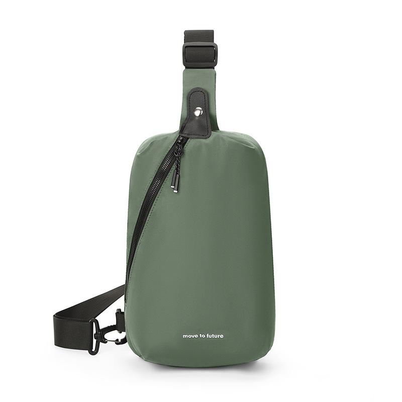 Men's Chest Bag Travel Shoulder Bag Sports Cycling Mobile Phone Bag Women's Solid Color Crossbody Bag Commuter Bag