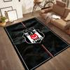 Be?ikta? Football Crest Square Rugs Are a Great Choice for Living Rooms, Bedrooms, Home Décor, and As Gifts.