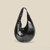 2026 Fashion Women's Bag Single Shoulder Slant Hanging Rivet Crescent Underarm Casual Tote Handbag