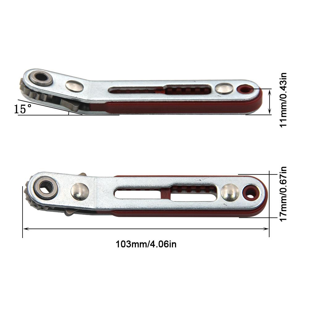 Multifunctional Bidirectional Ratchet Flat Head Elbow Flat Screwdriver Ratchet Wrench Cross-shaped Hexagonal Slotted Tool