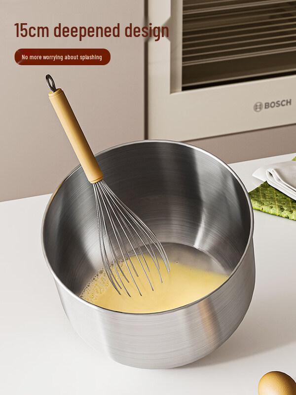 ZISIZ 304 Stainless Steel Baking Bowl