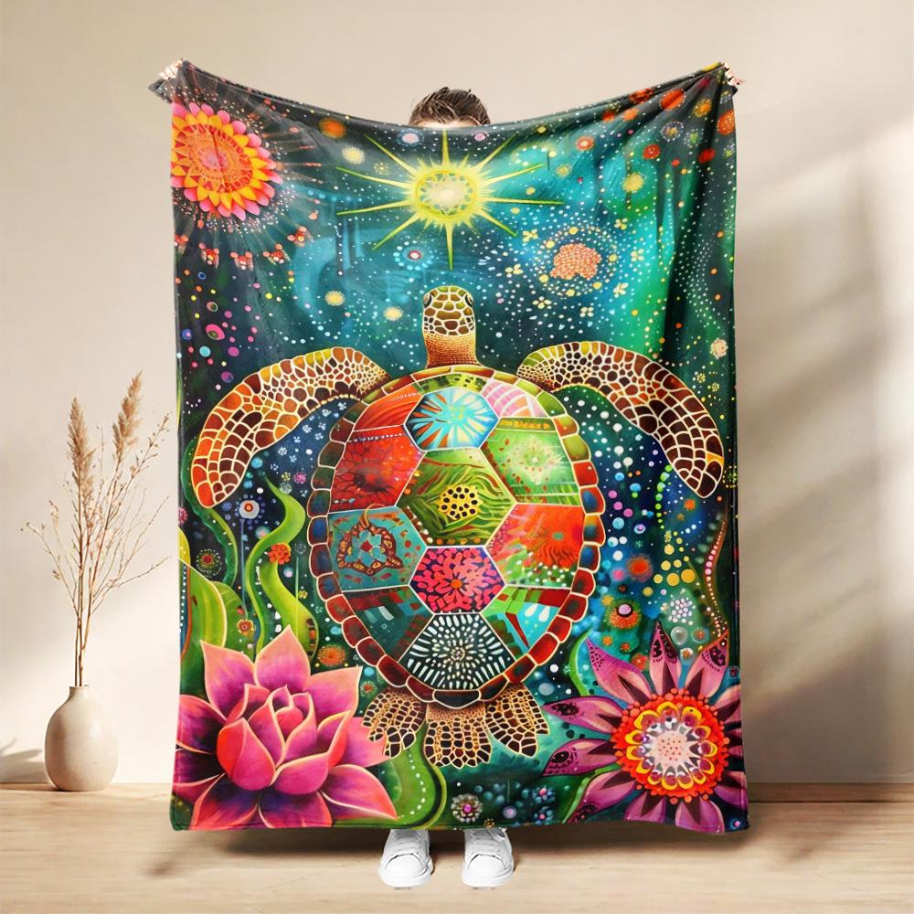 Global Choice Tropical Toucan Custom Print Blanket Teal Jungle Floral Designer Blanket for Bedroom Sofa Home Decor Gift Use