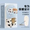 Home Plush Warm Casual Cotton Slippers Soft Cute Cow Couple Winter Soft-soled Cotton Shoes