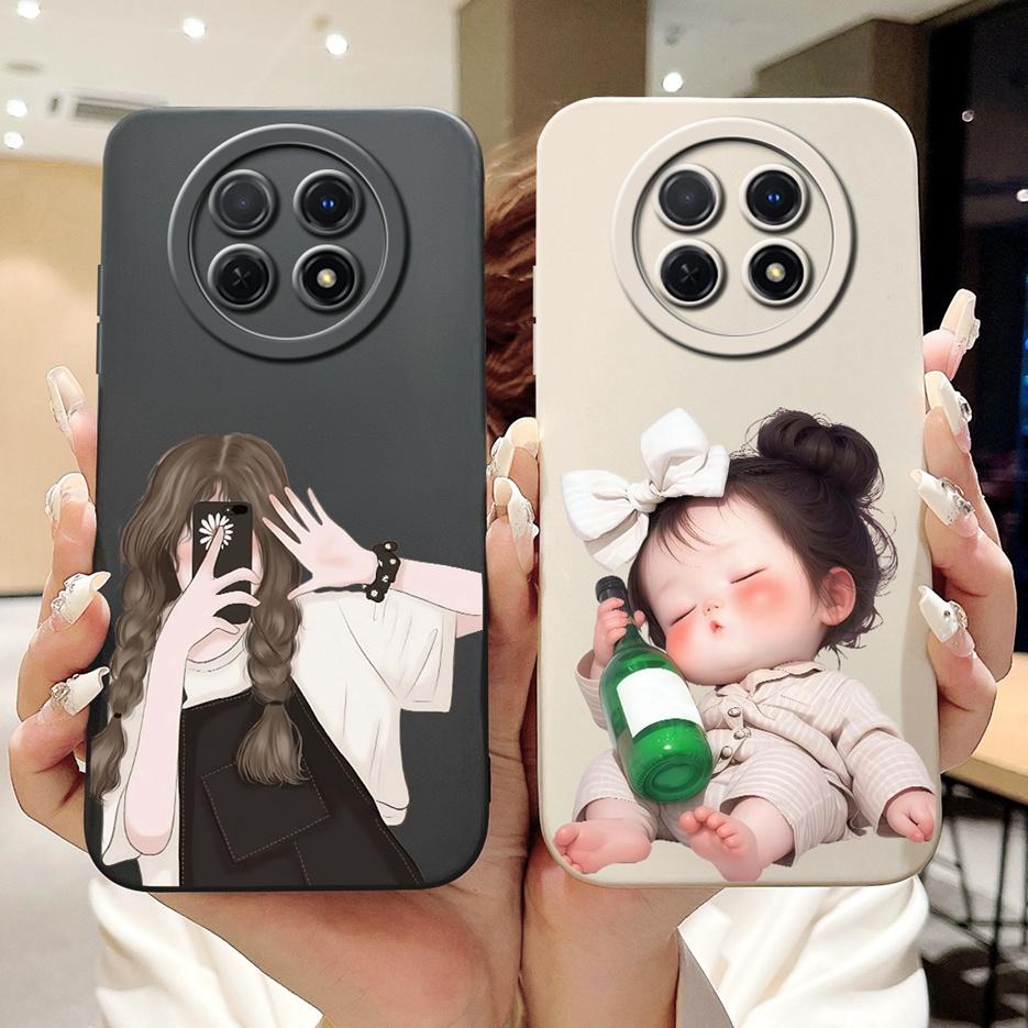 For Realme 12 5G Case Realme12 Plus RMX3867 New Candy Painted Cover Soft Silicone Case For Realme 12 Pro Plus Realme12 Pro+ Bags