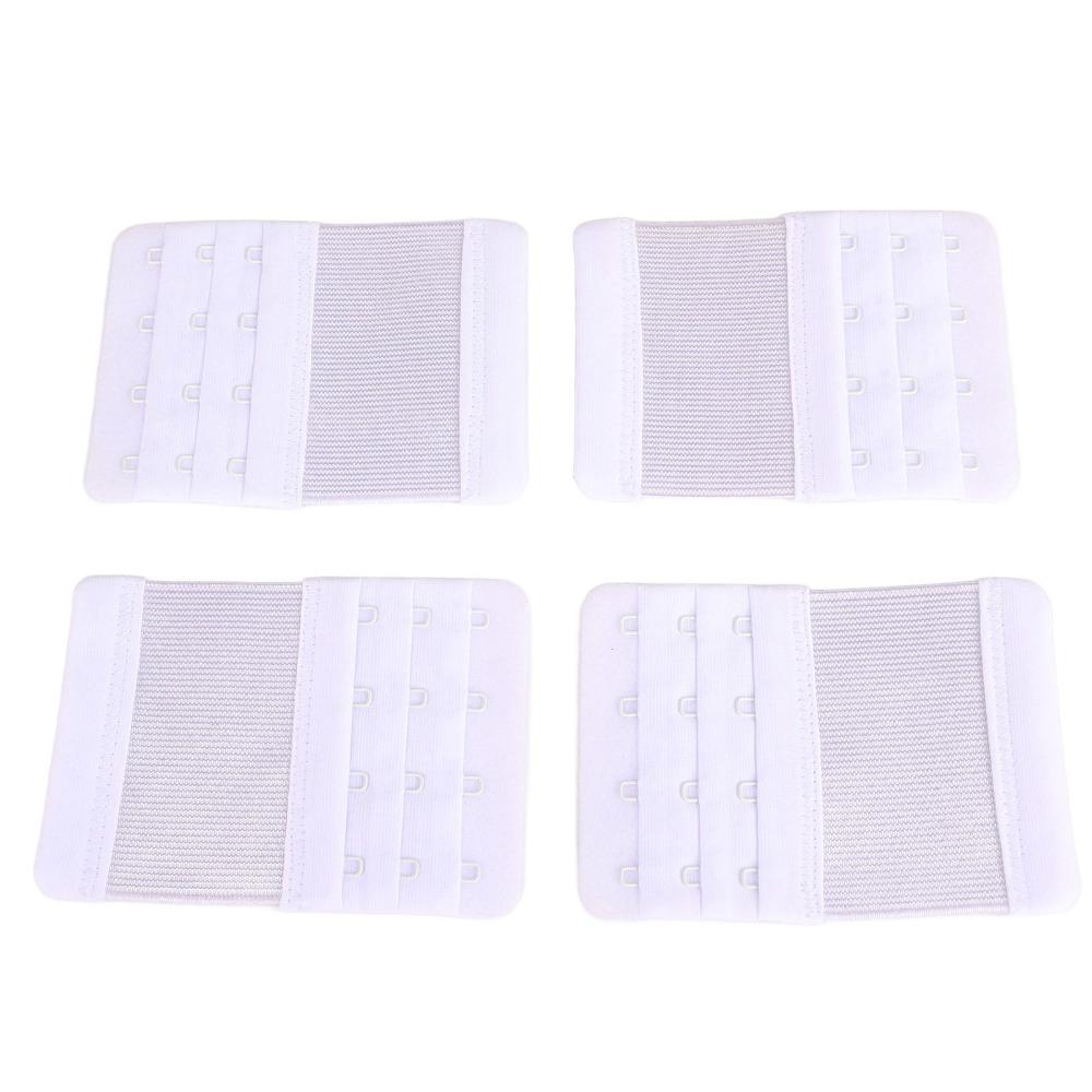 4pcs Adjustment Length Bra Strap Extenders Soft Material Hook Extenders Bra Extenders For Women