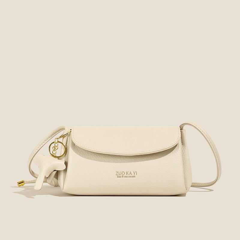 Women's Bag New Soft Leather Messenger Bag Satchel Small Bag Shoulder Versatile Summer Soft Leather Women's Bag