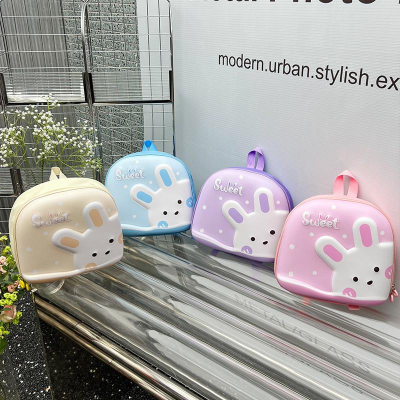 Cute Cartoon Rabbit Eva Backpack For Girls Trendy Outdoor School Snacks Bag