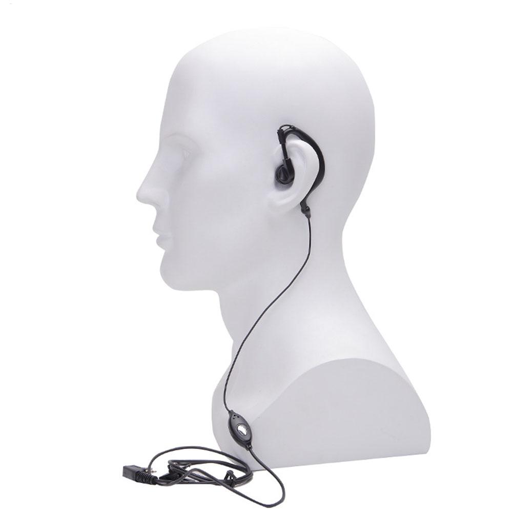 In-ear Earpiece Ear Hook Earphone 2 Pin Ear-hook Headset Covert Acoustic Tube For UV-5R BF-888S Walkie Talkie Radio Accessory