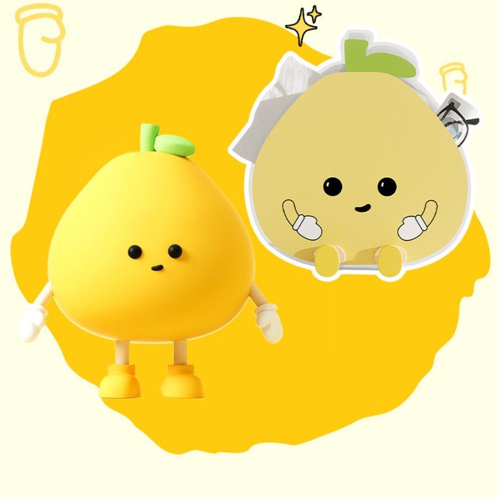 Craft Cartoon Tissue Box Fruit Shape Plastic Paper Box Funny Exquisite Napkin Storage Box Bathroom