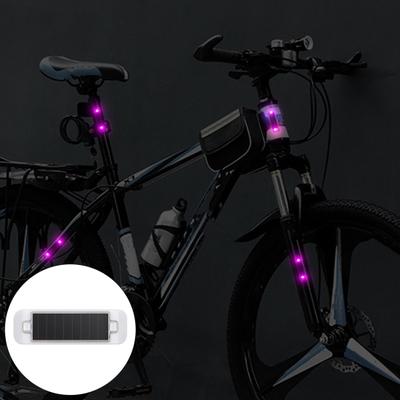 Solcellsvarningslampa LED Båtlampa Höga Lumen Super Stark Vattentät Kompakt Storlek Automatisk Laddning Cykel Baklampa Nattsäkerhetslampa