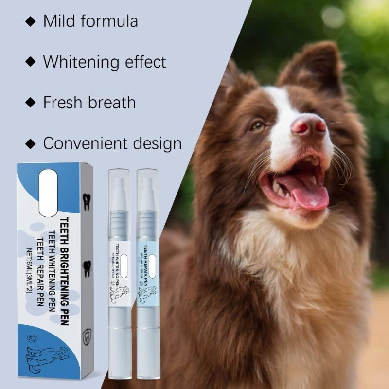 Pet Toothbrush Easy To Use for Dogs Teeth Care Dogs Cats Cleaning Mouth Brush Preventing Bad Breath Tartar Gums Problems