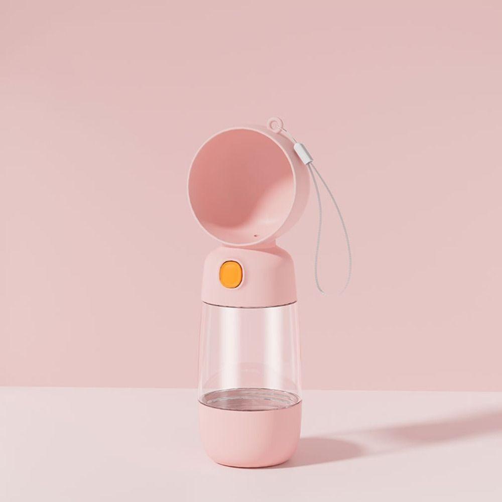 

Easy To Clean Dog Water Bottle Transparent Dog Drinking Bottle Pet Water Bottle Dogs розовый