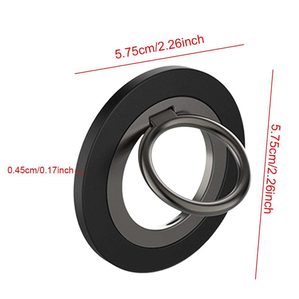 Magnetic Phone Ring Holder for MagSafe Finger Ring Kickstand Metal Phone Grip for iPhone 15 14 13 12 Smartphone Accessories